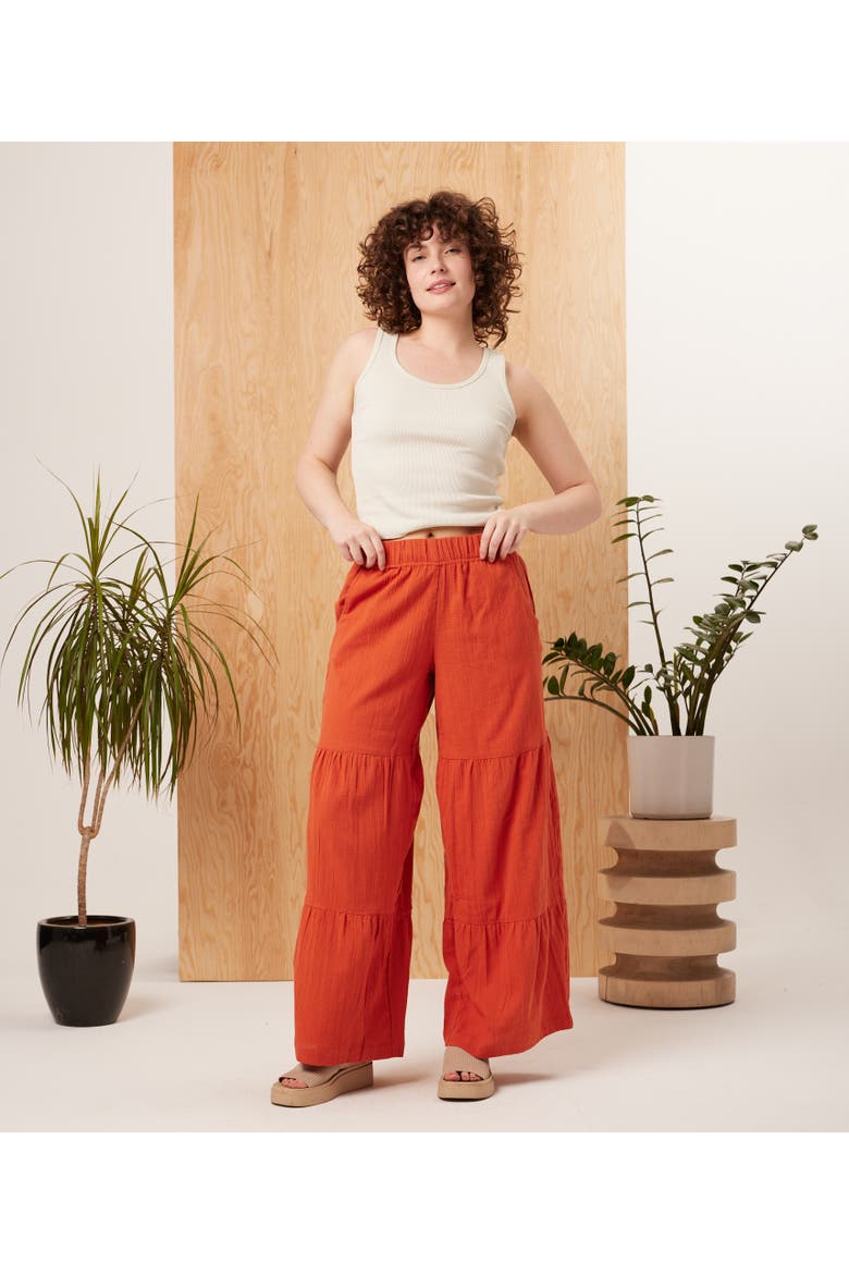 Malibu Pant, Alternate, color, Chili