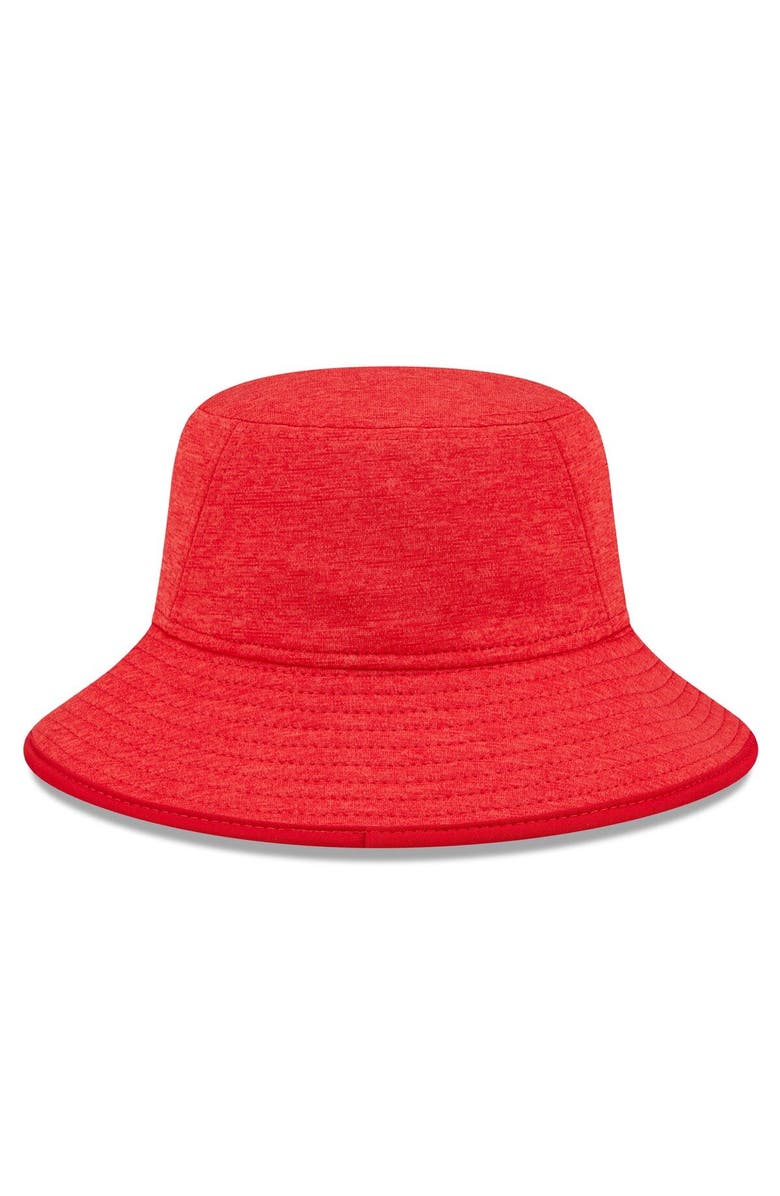 New Era Men's New Era Heather Red Tampa Bay Buccaneers Bucket Hat, Alternate, color, 
