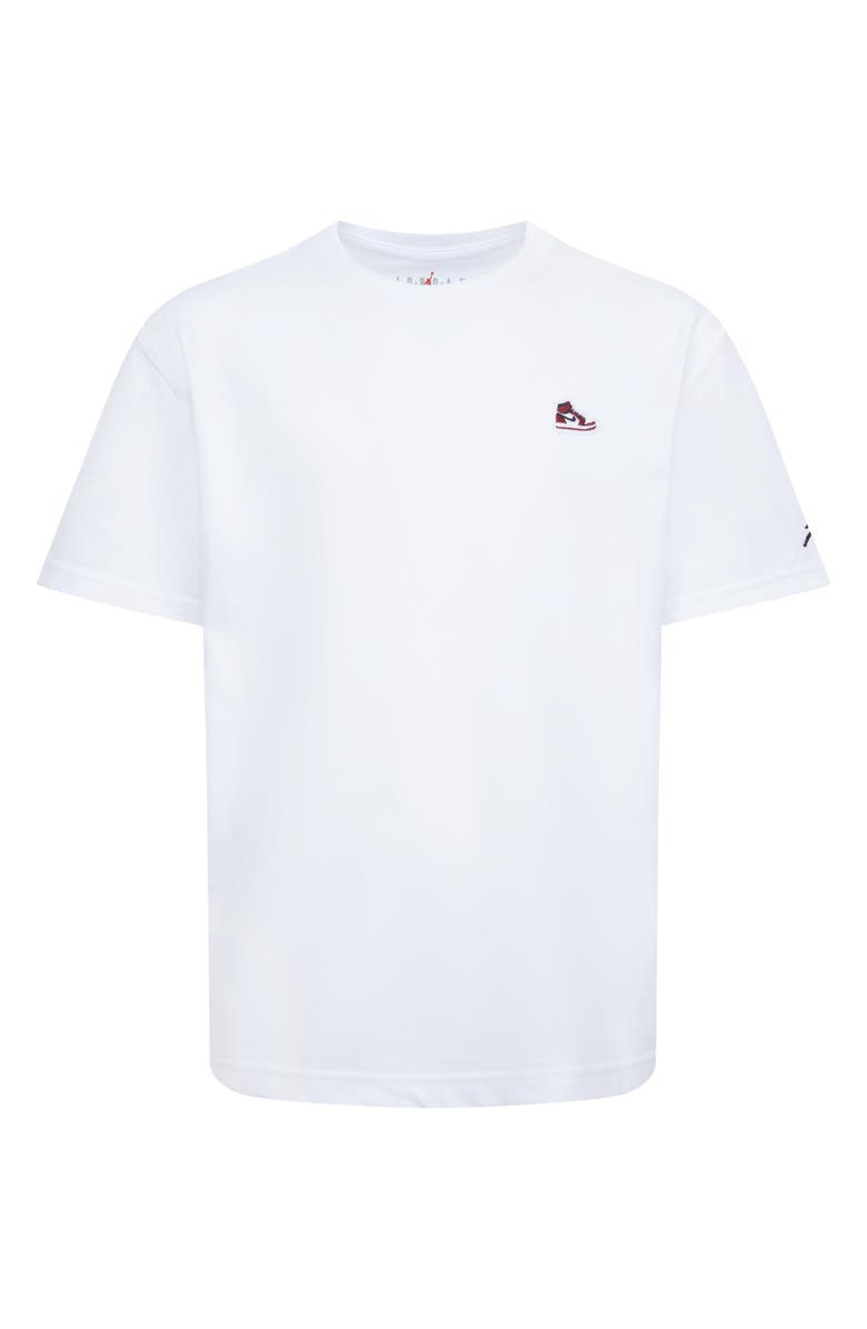 Jordan Kids' Patch T-Shirt, Main, color, 001White