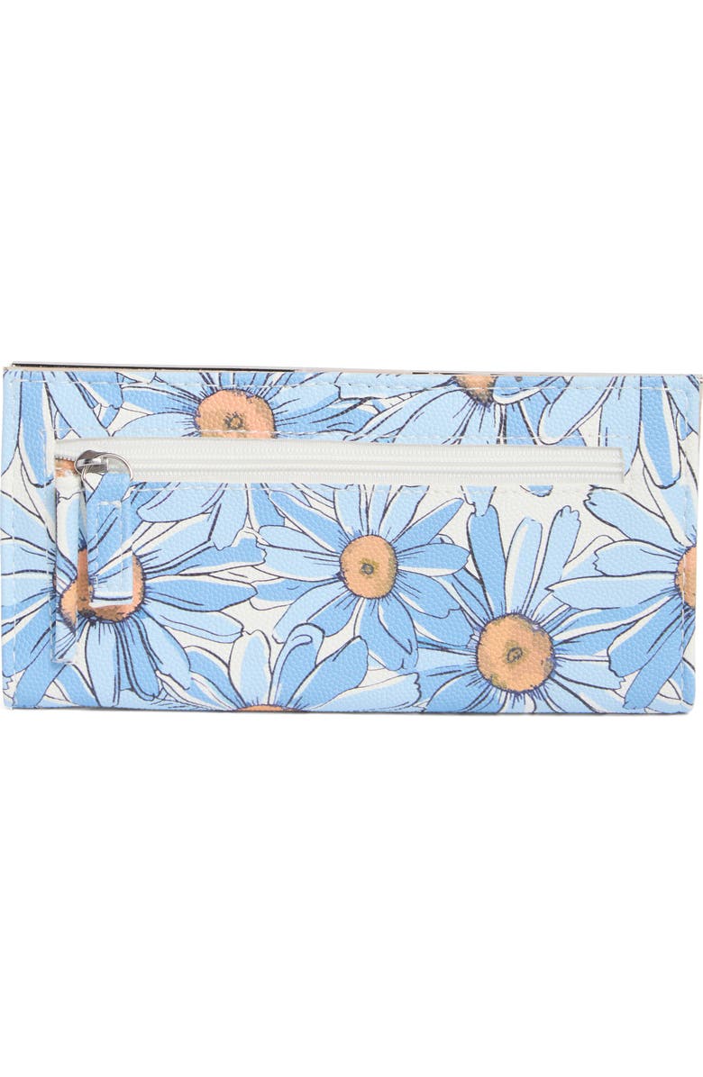MUNDI SMALL LEATHER GOODS Floral Print Slim Clutch, Alternate, color, Daisyland