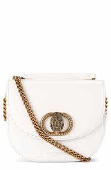 Kurt Geiger London Chelsea Leather Saddle Bag