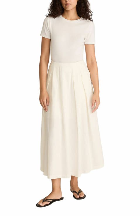Linen Cotton Ottoman Skirt