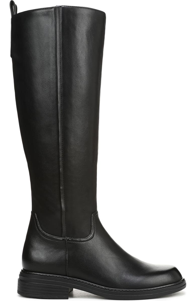 Naturalizer Lennox Knee High Boot, Alternate, color, Black Faux Leather