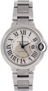 Pre-Owned Cartier Ballon Bleu de Cartier Automatic Watch Stainless Steel 33