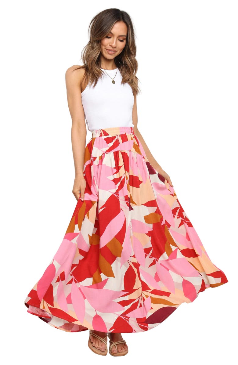 Petal & Pup Madoc Maxi Skirt, Alternate, color, Pink