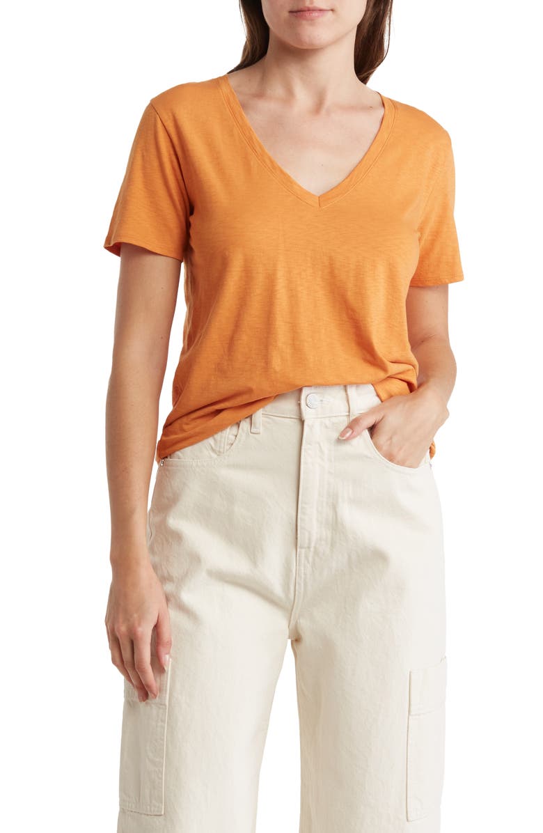 Theory Dayne Cotton Slub T-Shirt, Main, color,