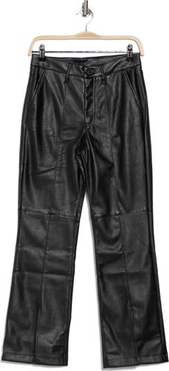 KUT from the Kloth Ellery Front Slit Faux Leather Flare