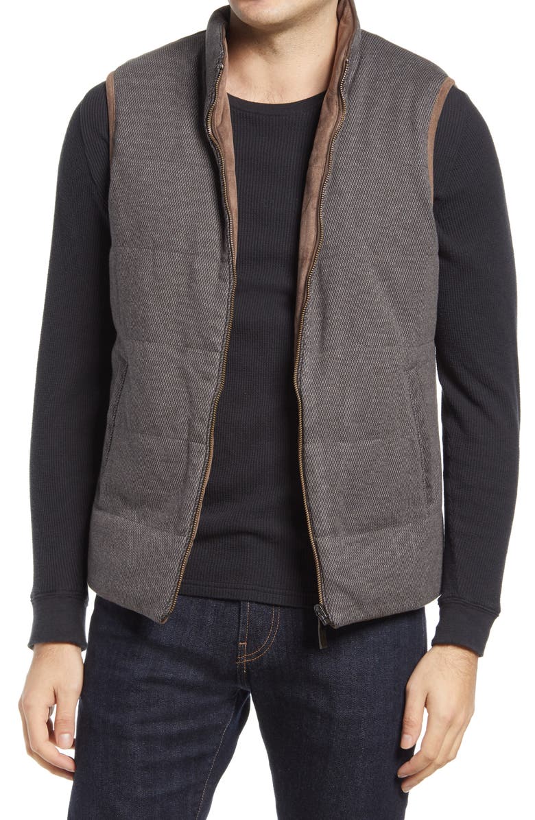 Johnston & Murphy Reversible Quilted Vest, Alternate, color,