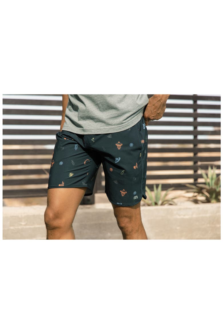 Sunset Mojito Board Shorts, Alternate, color, DRESS BLUES