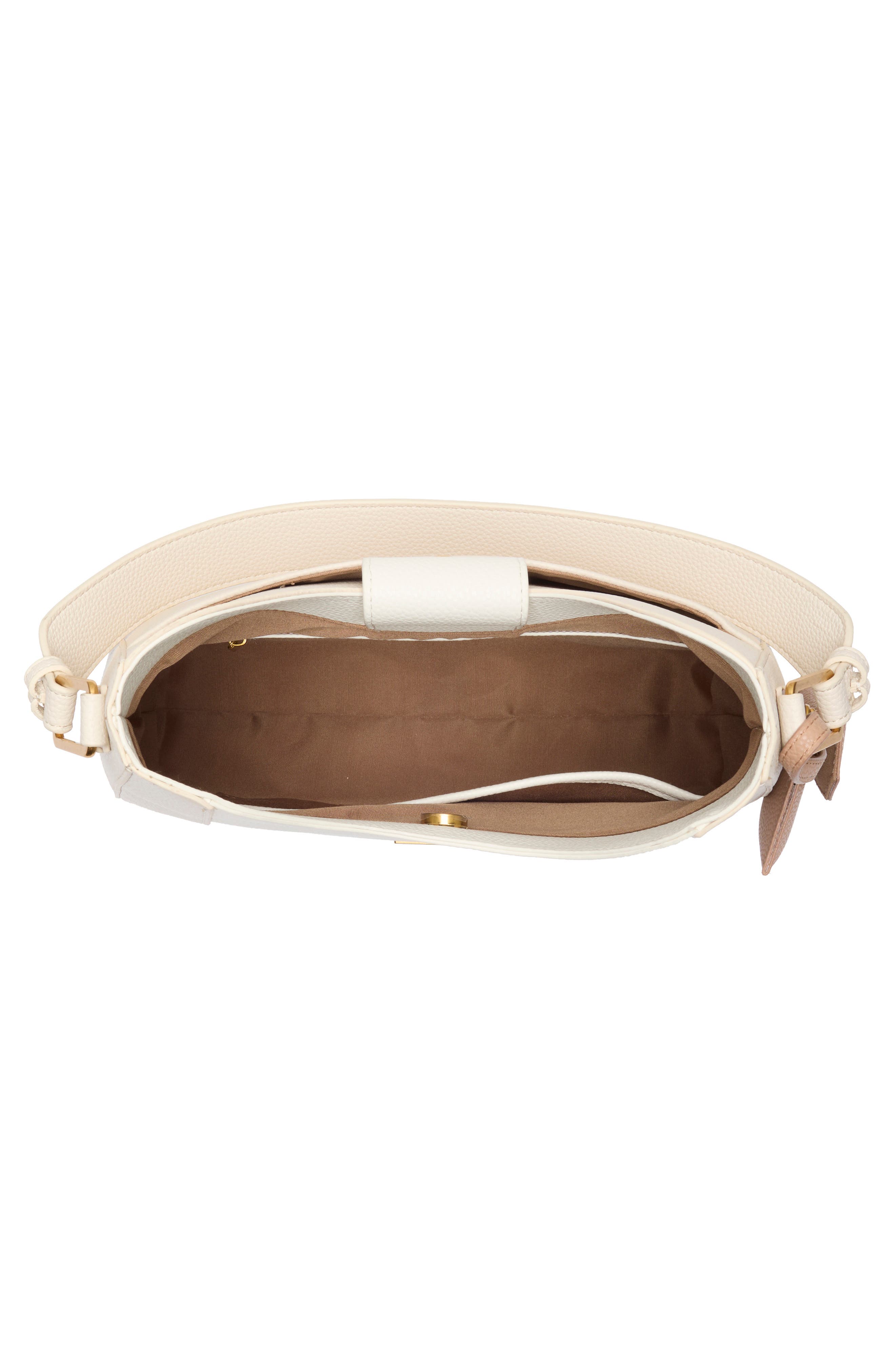 T Tahari Jody Shoulder Bag, Alternate, color, Eggshell Block