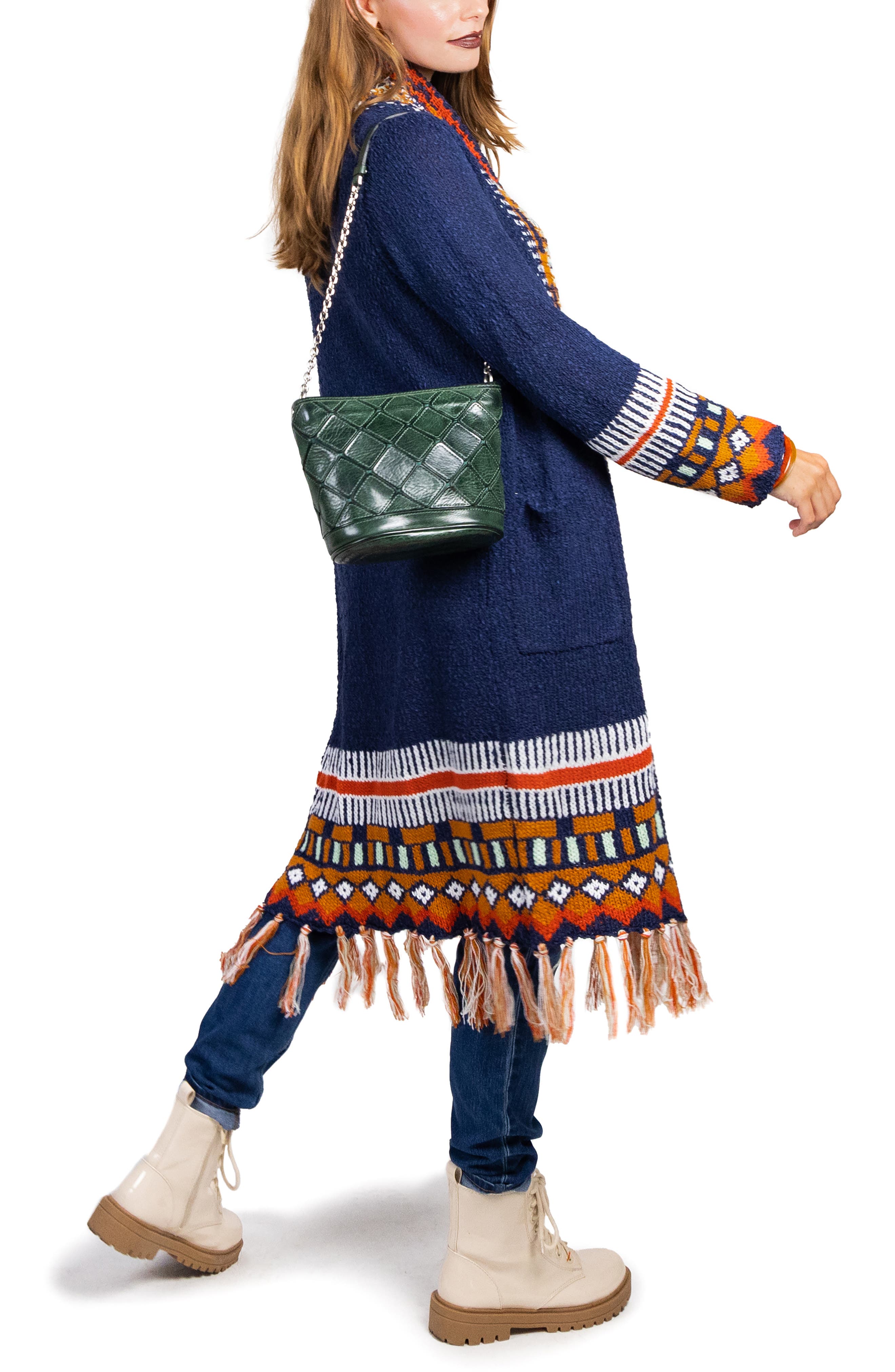 Mermaid Crossbody Bag, Alternate, color, KALE