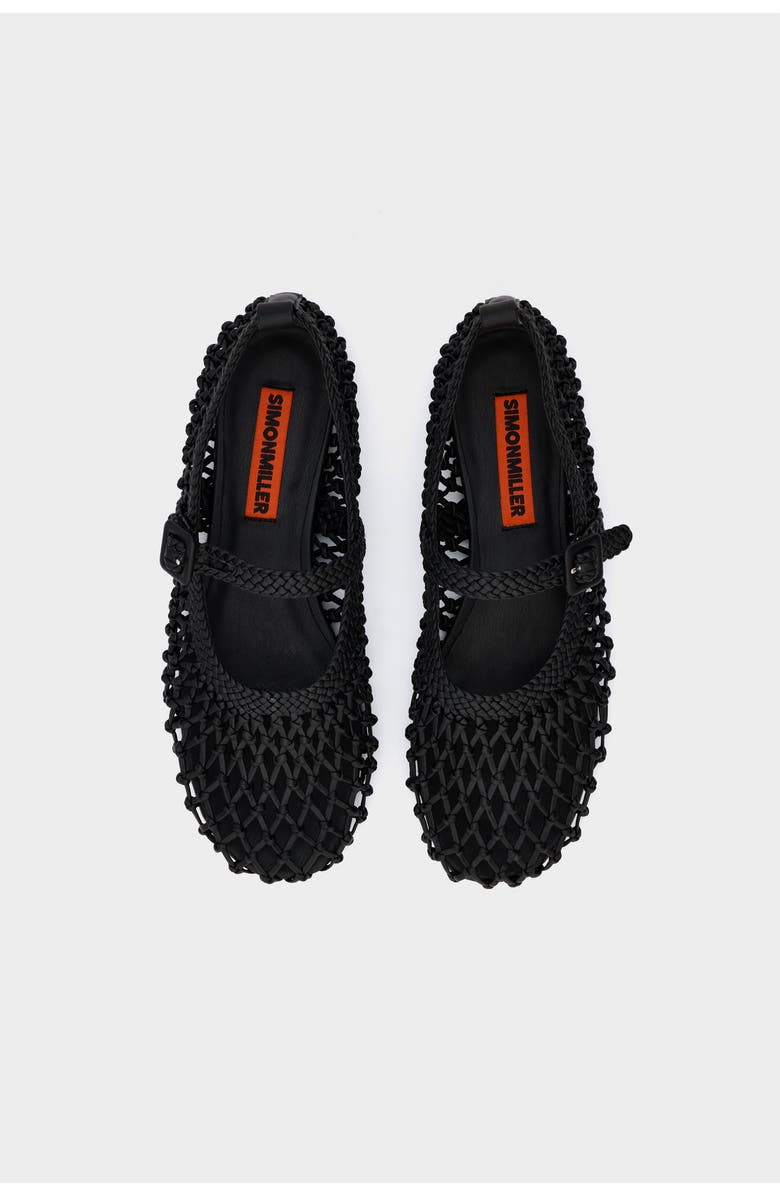 SIMONMILLER Knotted Riad Flat, Alternate, color, Black