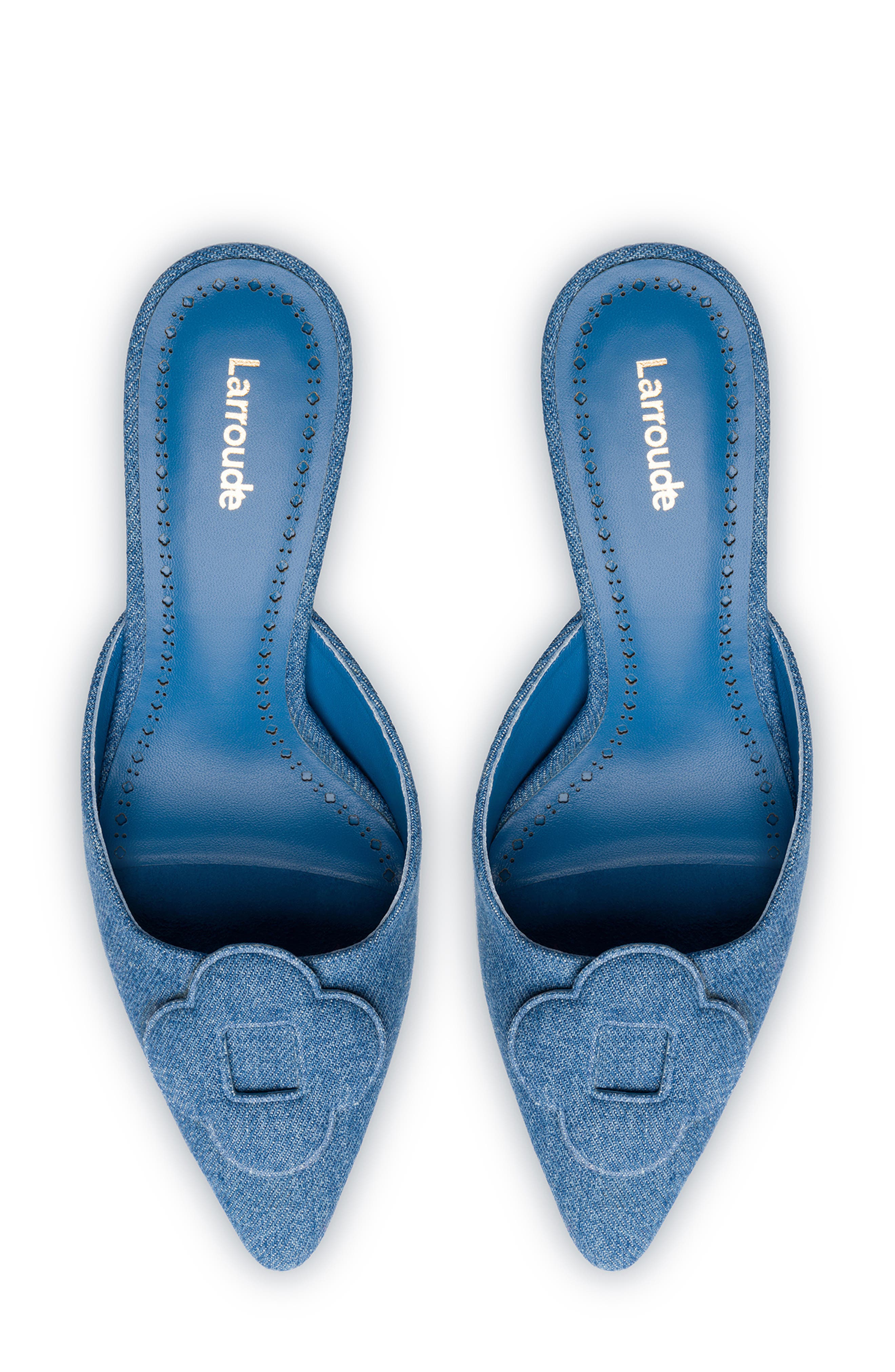 Flora Pump, Alternate, color, DENIM