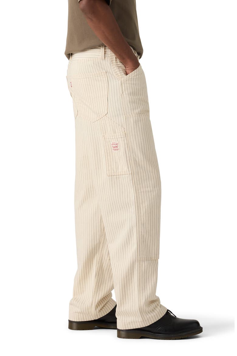 568™ Loose Straight Leg Double Knee Jeans, Alternate, color, MARRIS STRIPE DOUBLE KNEE