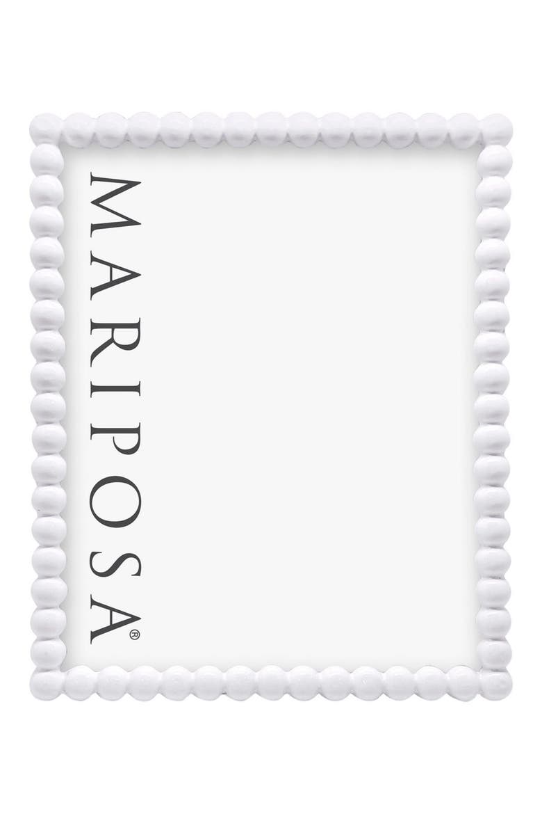 Baubles Picture Frame, Main, color, WHITE