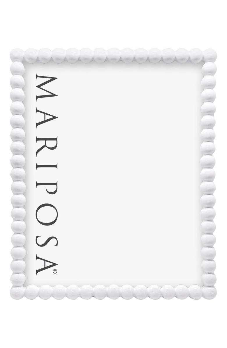 Mariposa Baubles Picture Frame, Main, color, White