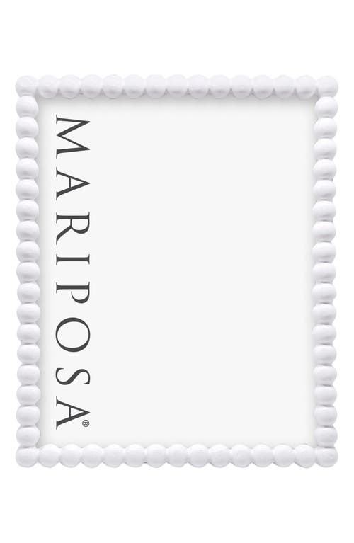 Mariposa Baubles Picture Frame In White