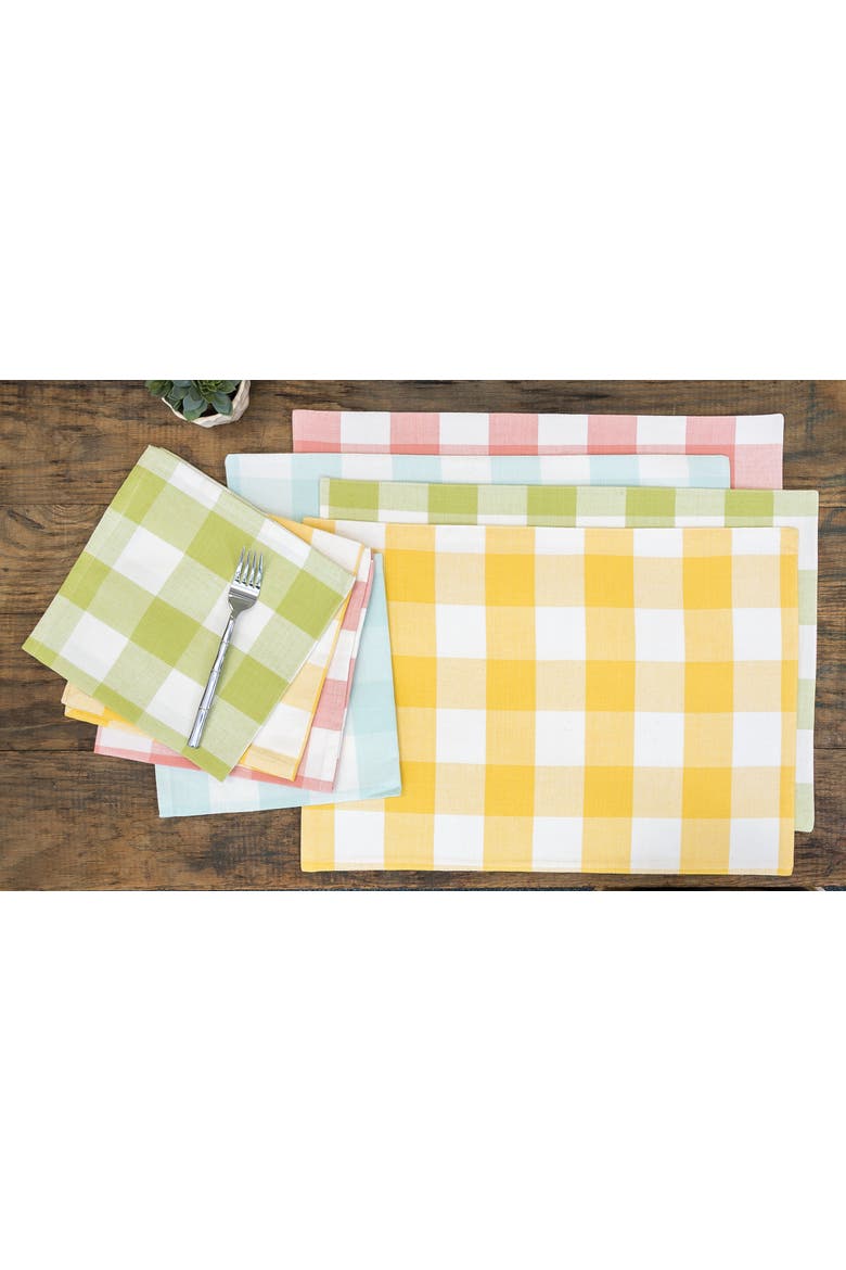 Franklin Sprout Napkin Set of 6, Alternate, color, Green
