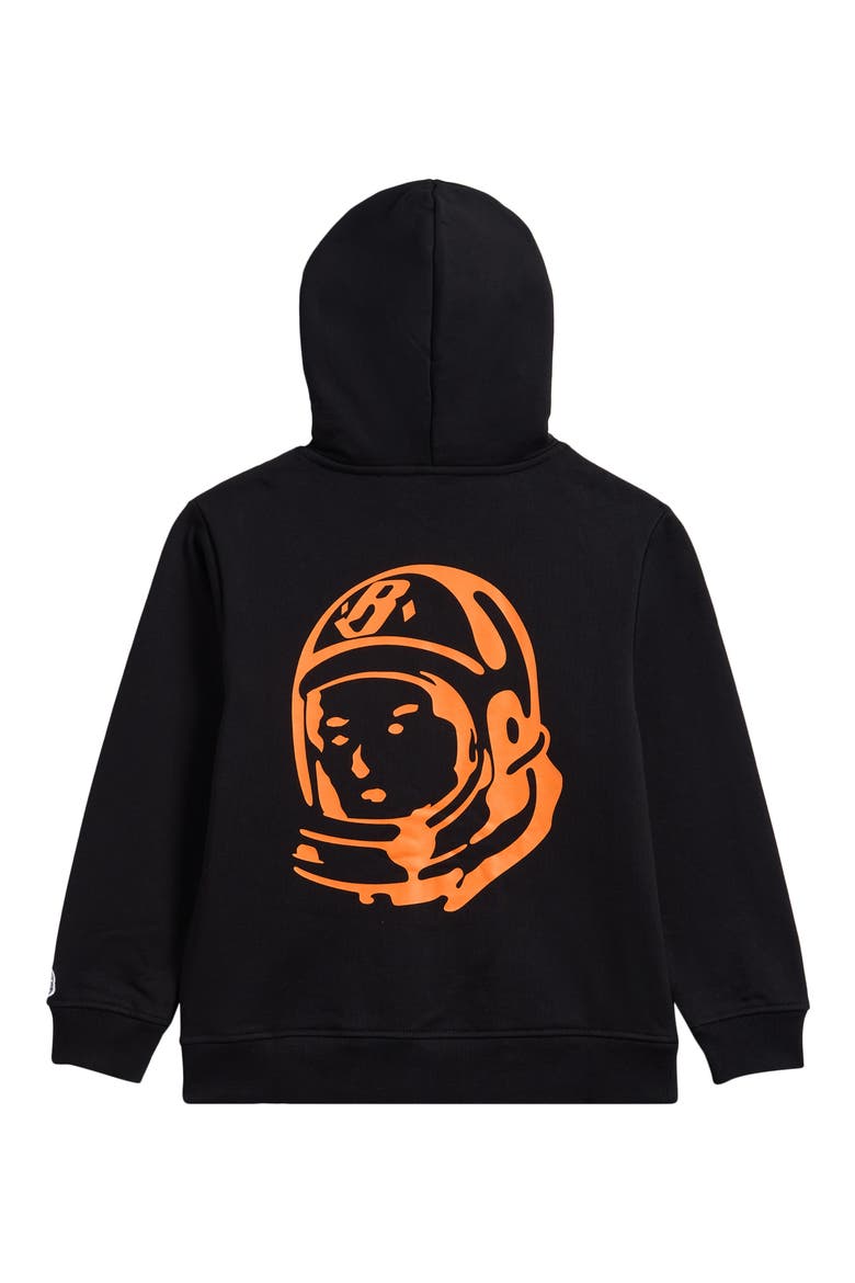 Kids' Zip Helmet Hoodie, Alternate, color, BLACK