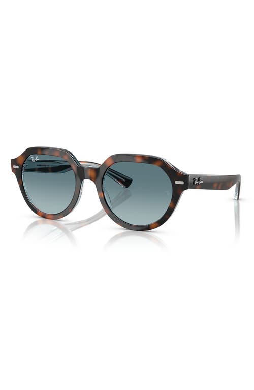 Ray Ban Ray-ban Gina 53mm Gradient Square Sunglasses In Blue Grad