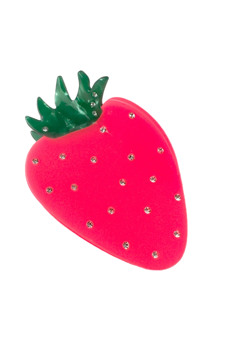Centinelle Neon Strawberry Hair Claw, Main, color,