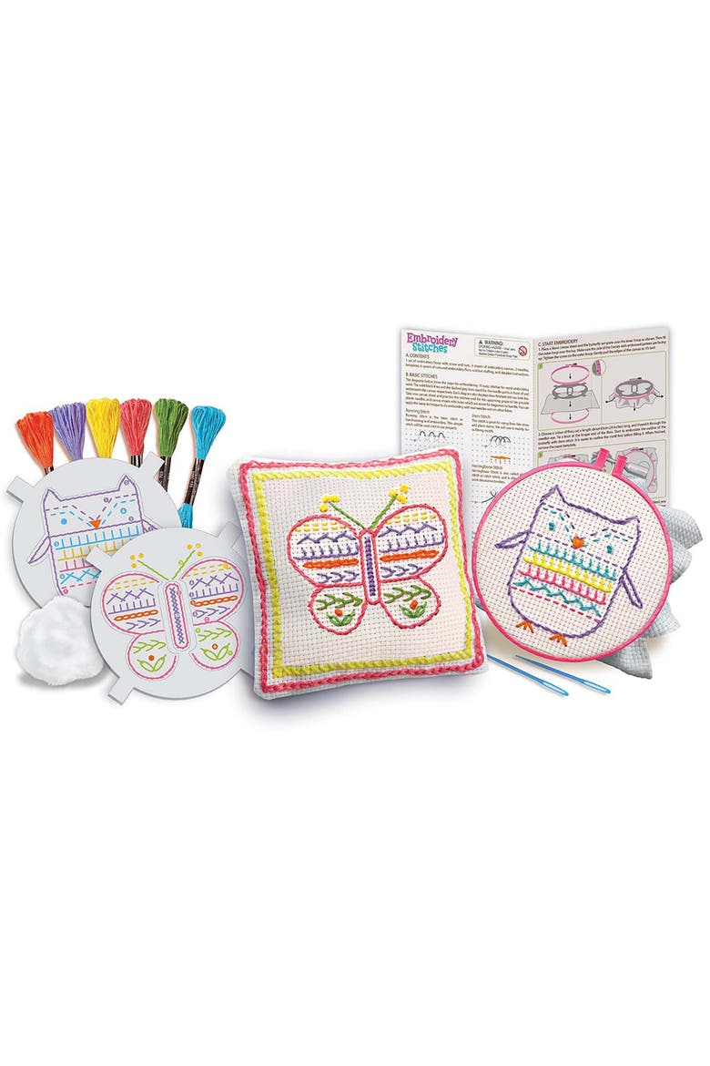 Easy to Do Embroidery Kit Diy Craft Set, Alternate, color, Multicolored