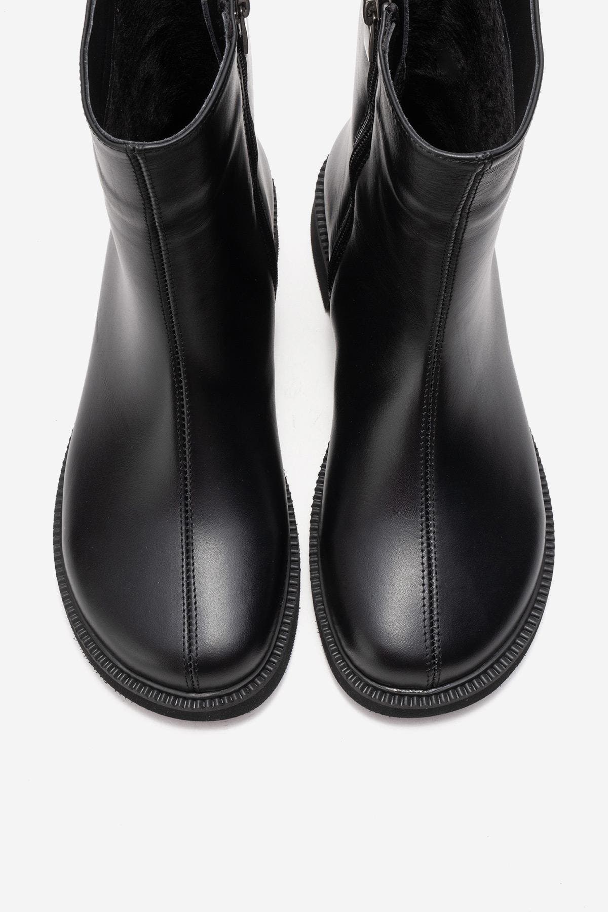 Forever & Always Shoes Lucano Leather Ankle Boot, Alternate, color, Black