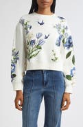 Alice + Olivia Russell Sequin Sweatshirt