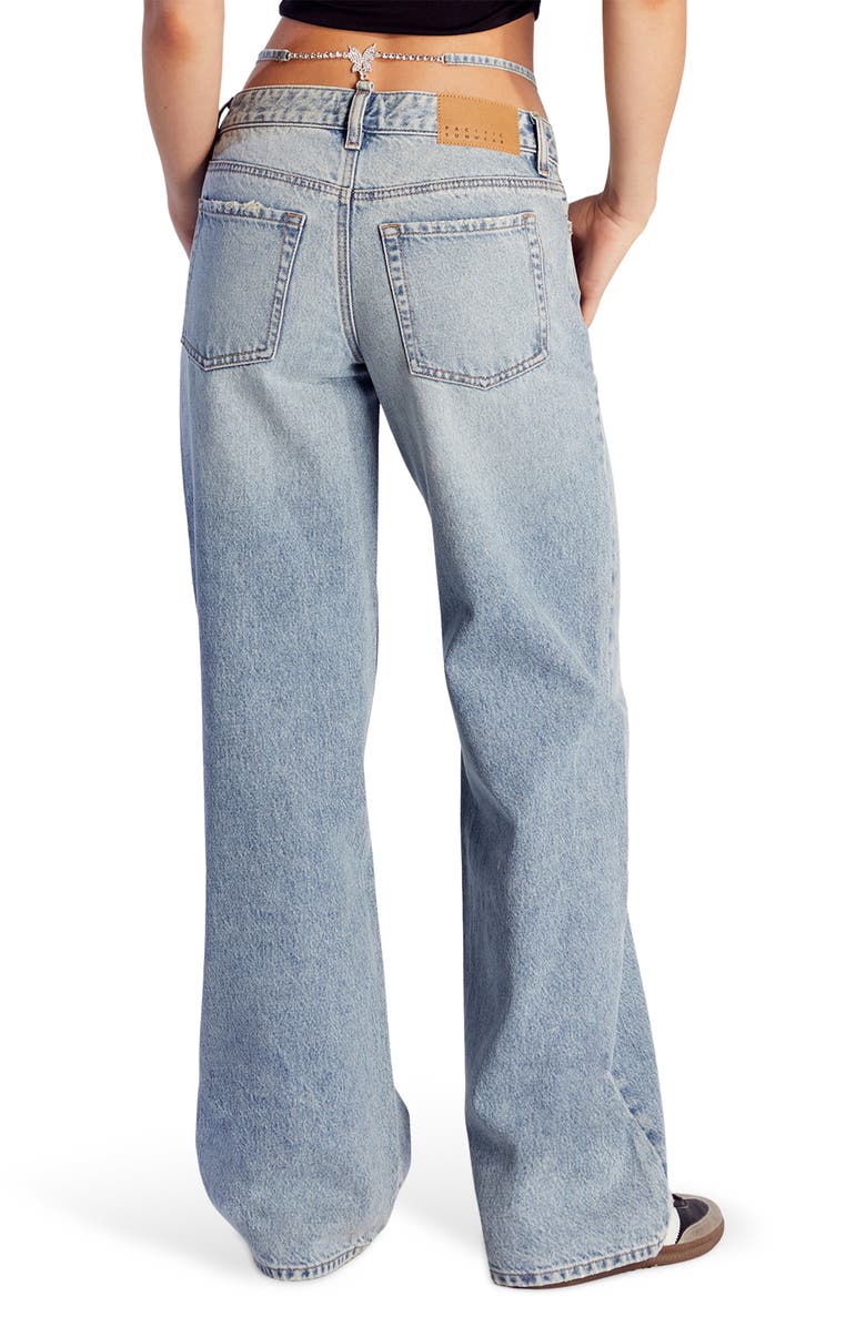 PacSun Casey Low Rise Baggy Jeans, Alternate, color, Medium Indigo