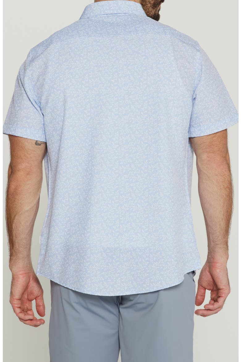 Kai Short Sleeve Button-Down Shirt, Alternate, color, DUSTY BLUE