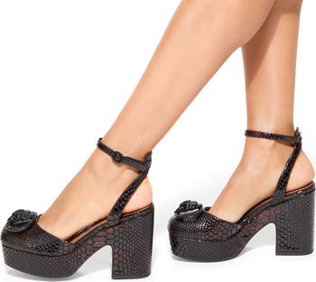 Chelsea Ankle Strap Platform Pump