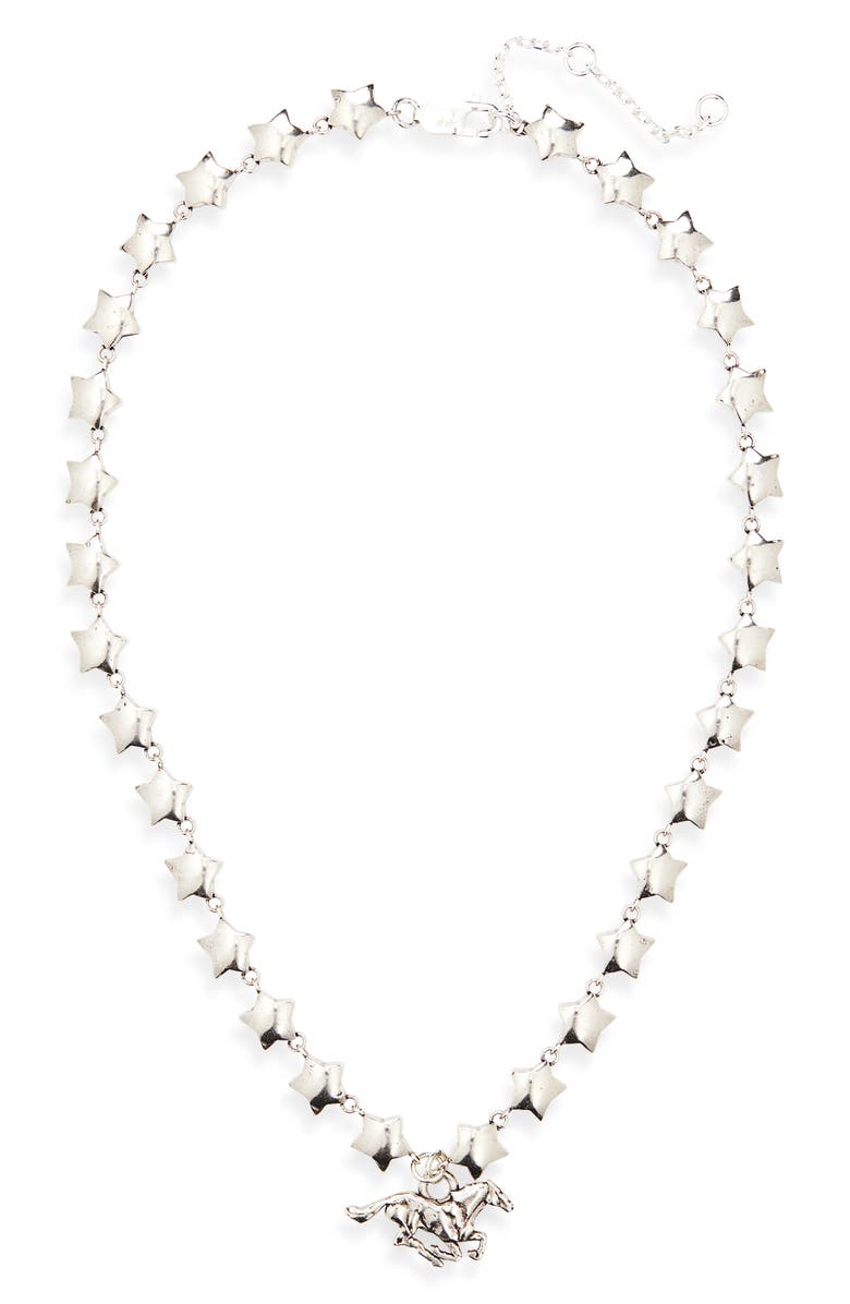 TWOJEYS Men's Horse Pendant Necklace, Main, color, Silver