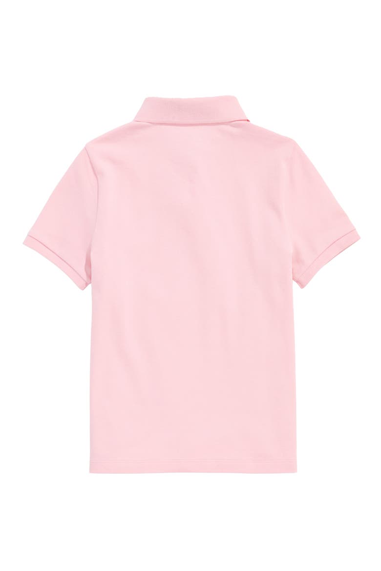 Kids' Heritage Cotton Piqué Polo, Alternate, color, FLAMINGO