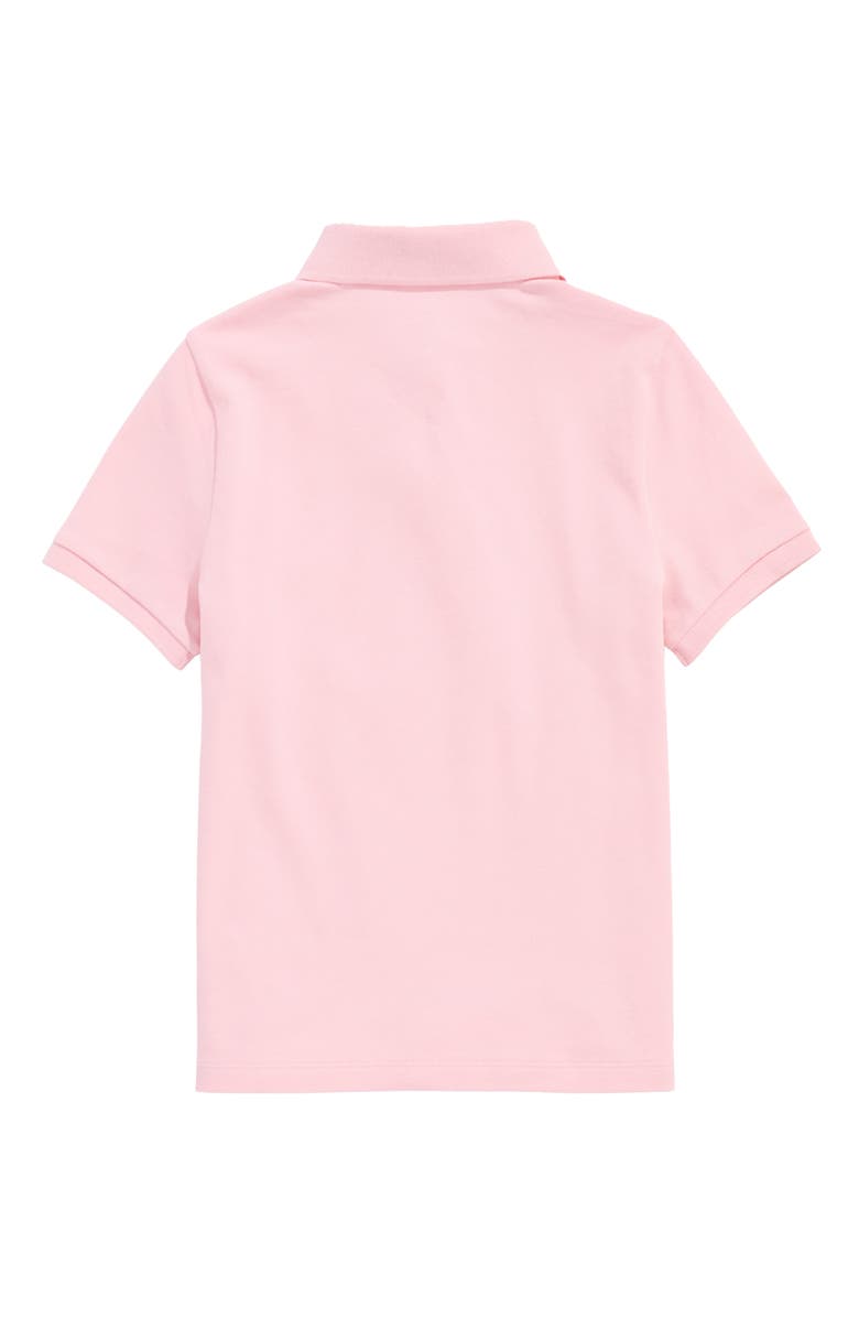vineyard vines Kids' Heritage Cotton Piqué Polo, Alternate, color, Flamingo