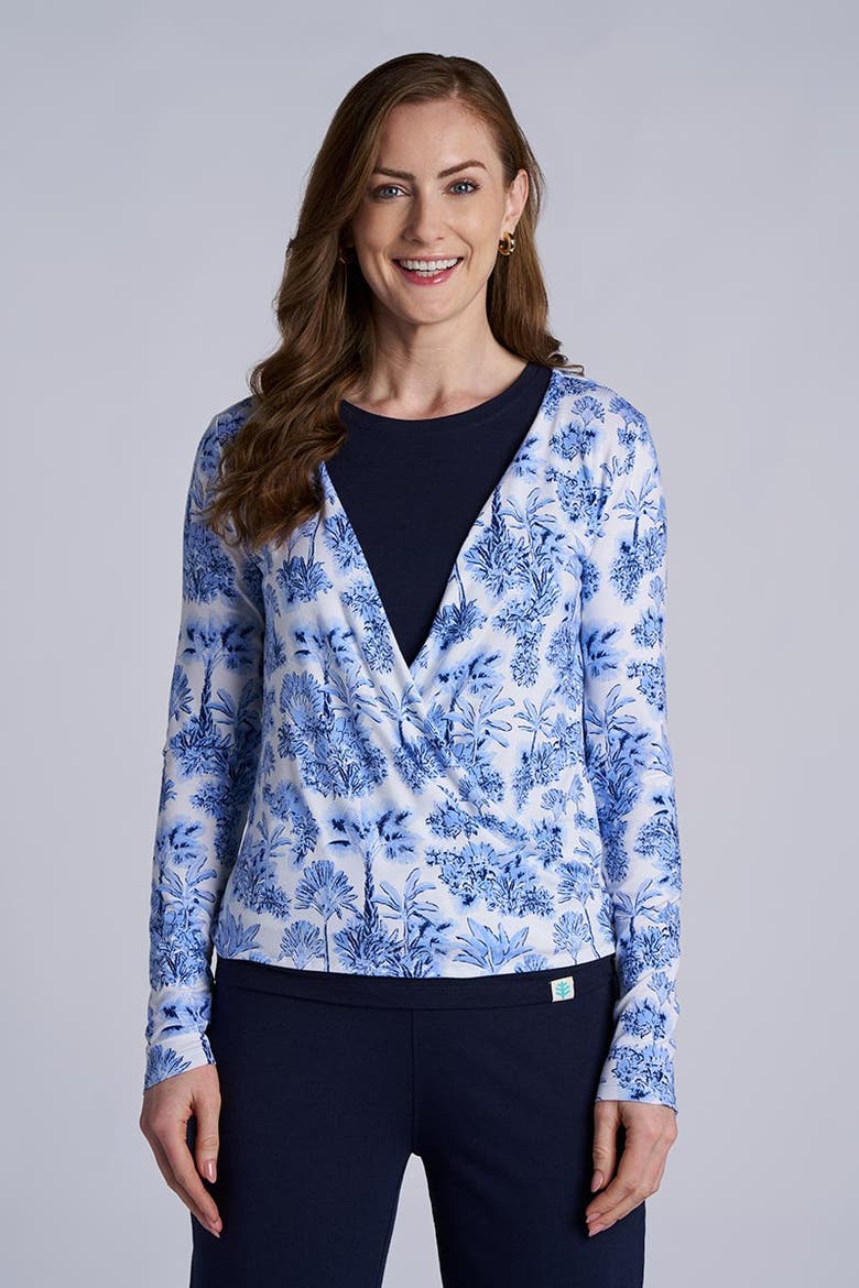 Women's Vrae Fashion Wrap, UPF 50+ Sun Protection, Alternate, color, Periwinkle Purple