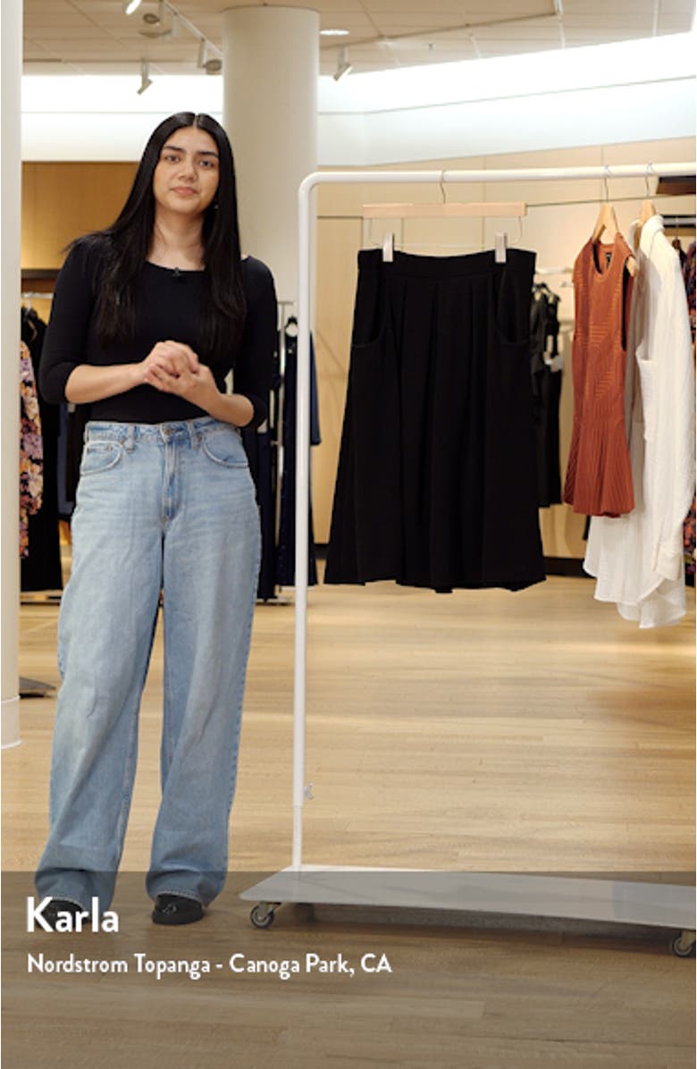 Pleated Elastic Waist Skirt, sales video thumbnail