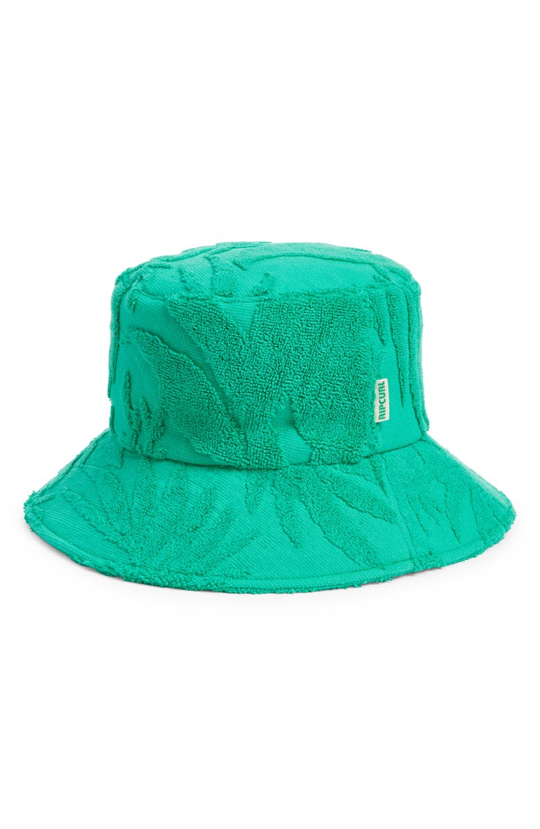 Rip Curl Sun Rays Terry Cloth Bucket Hat, Main, color,