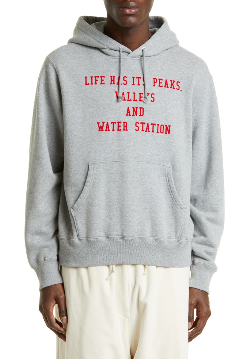 Men's Message from God Oversize Graphic Sweatshirt, Main, color, TOP GRAY