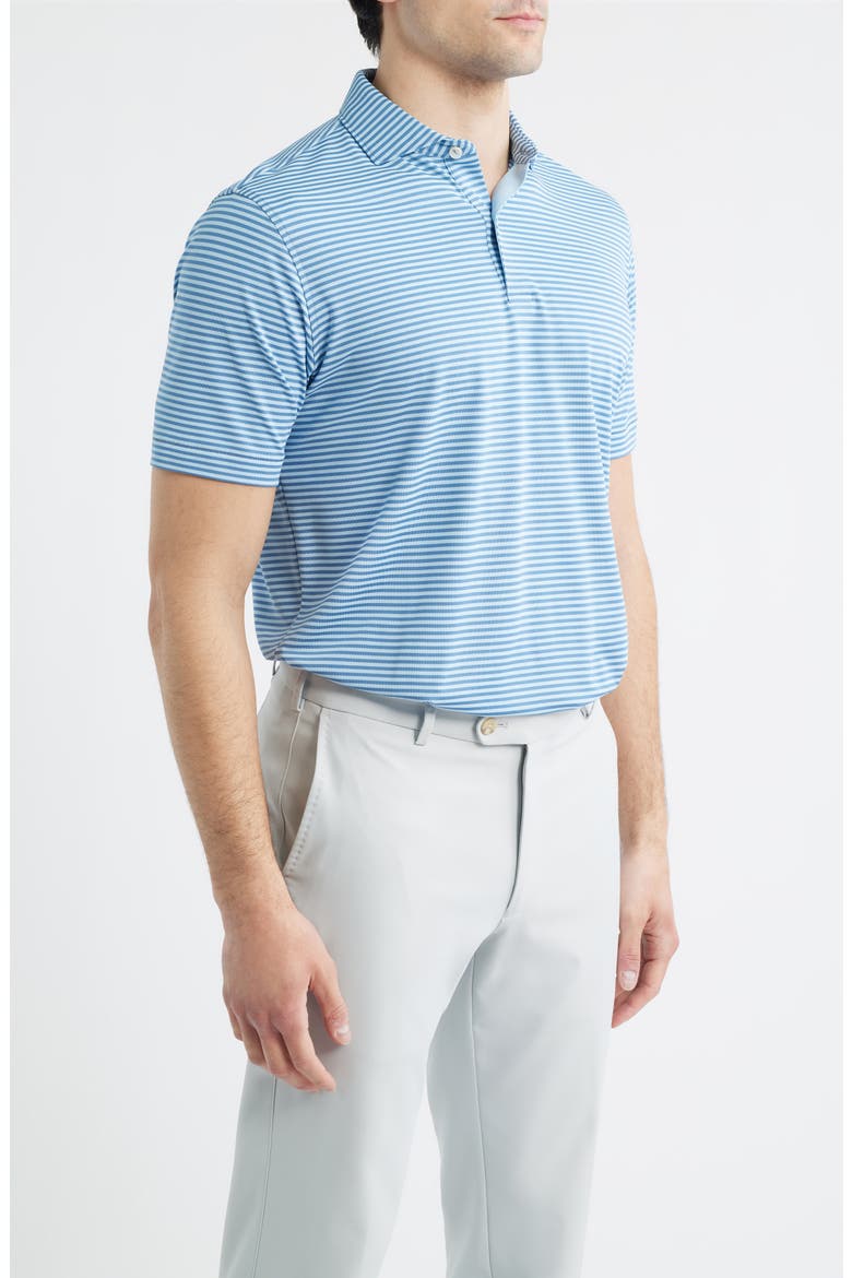 Verse Performance Piqué Golf Polo, Alternate, color, STORM