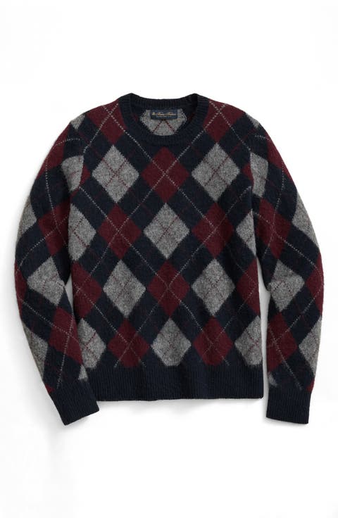 Argyle Wool Sweater