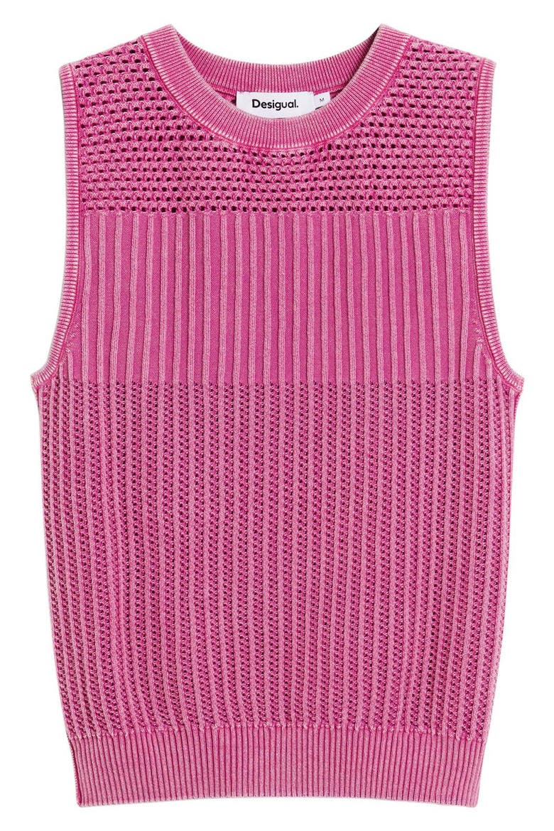 Sleeveless Sweater, Alternate, color, PINK