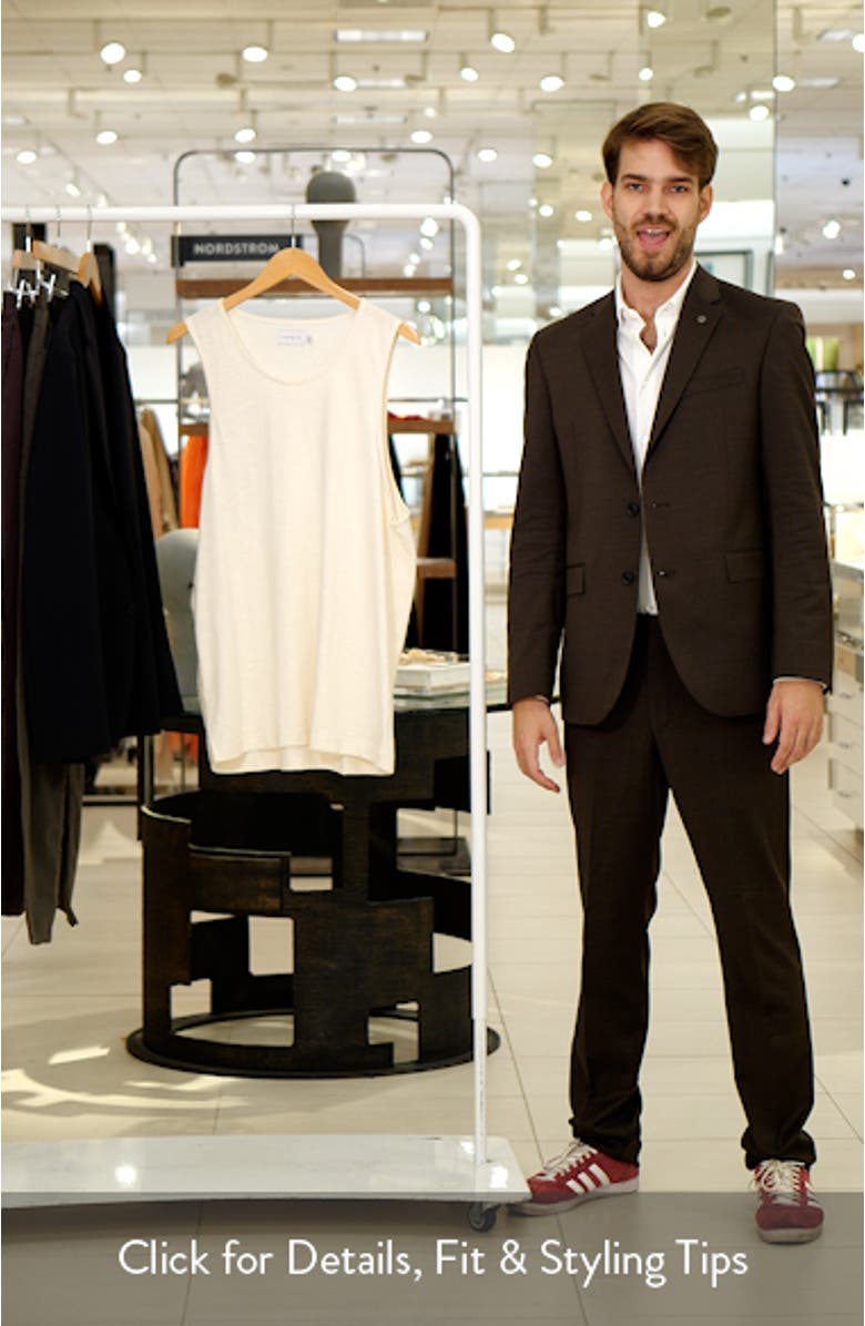 Oversize Slub Cotton & Linen Blend Tank, sales video thumbnail