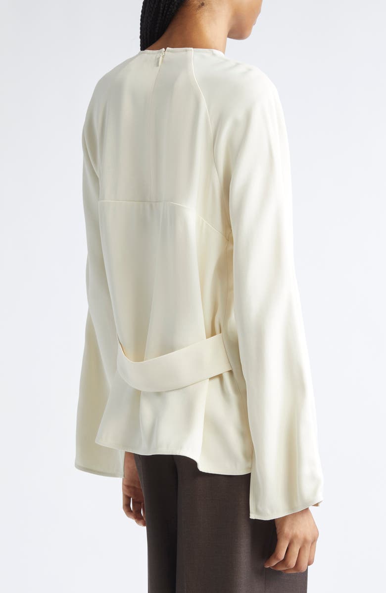 LOULOU DE SAISON Aiza Long Sleeve Top, Alternate, color, Ivory