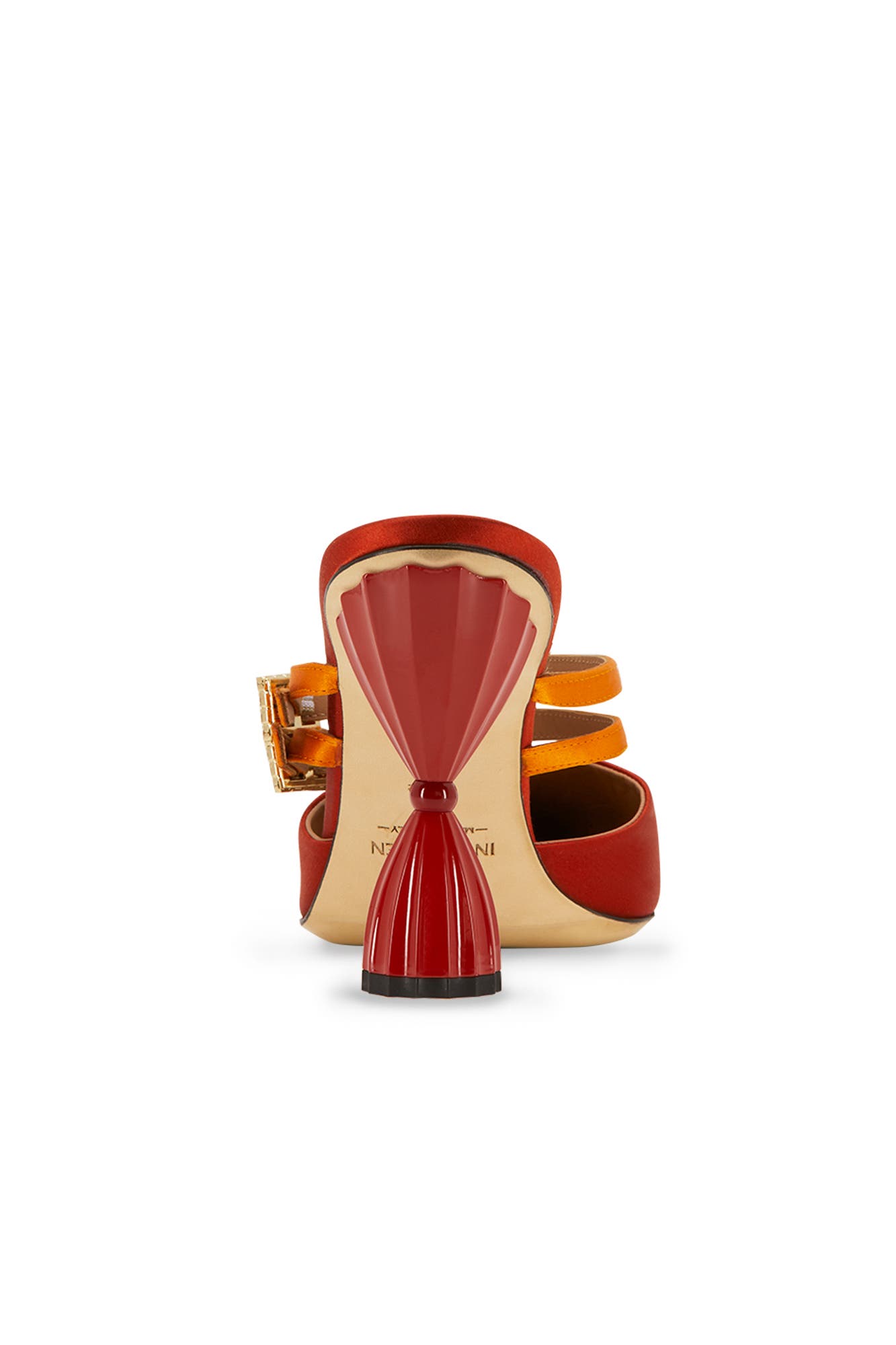 Lolita Pointy Toe Crystal Mule, Alternate, color, Sunset