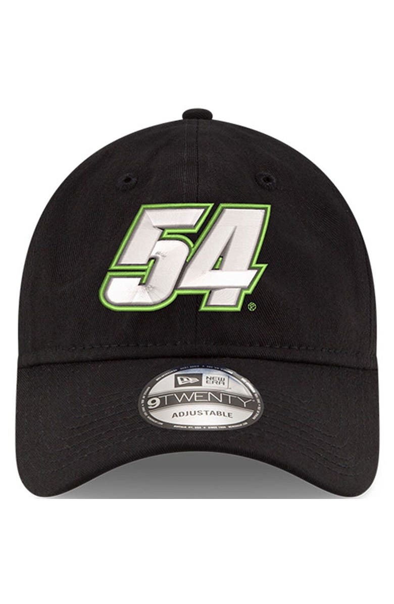 New Era Men's New Era Black Ty Gibbs Enzyme Washed Number 9TWENTY Adjustable Hat, Alternate, color,