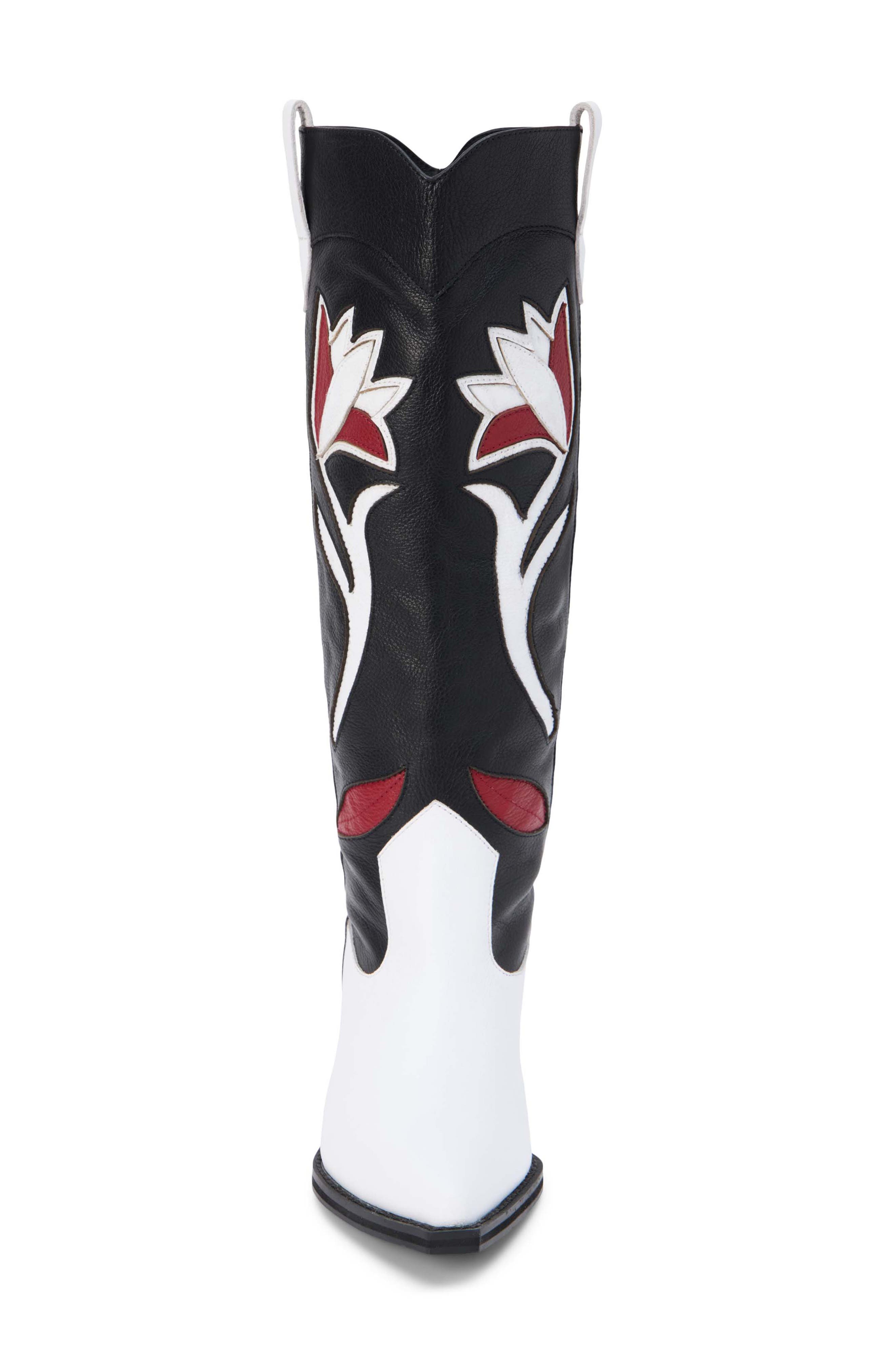 Matisse Cool Hand Western Boot, Alternate, color, Black Multi