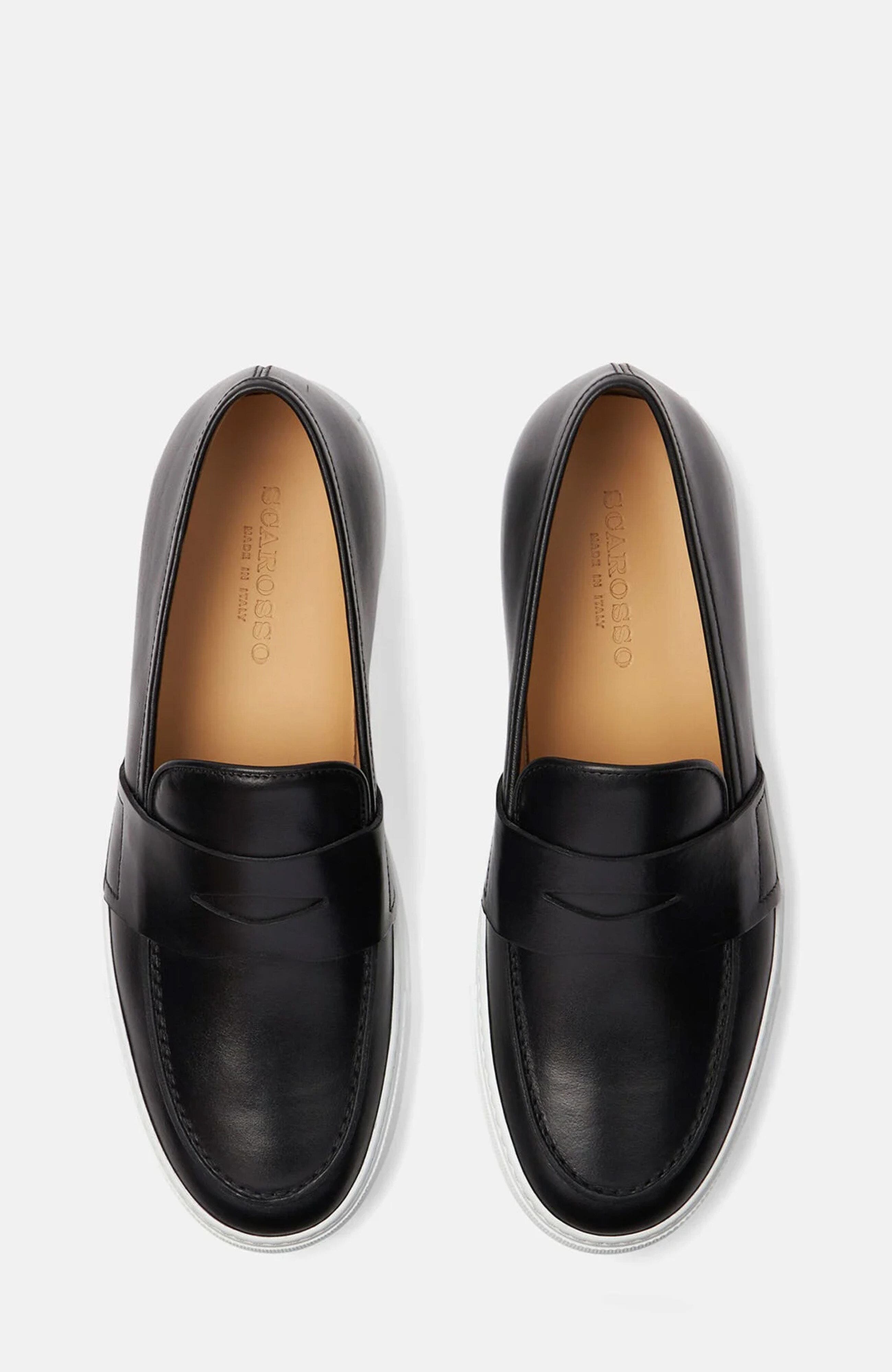 SCAROSSO Alberto Sneakers, Alternate, color, Black - Calf