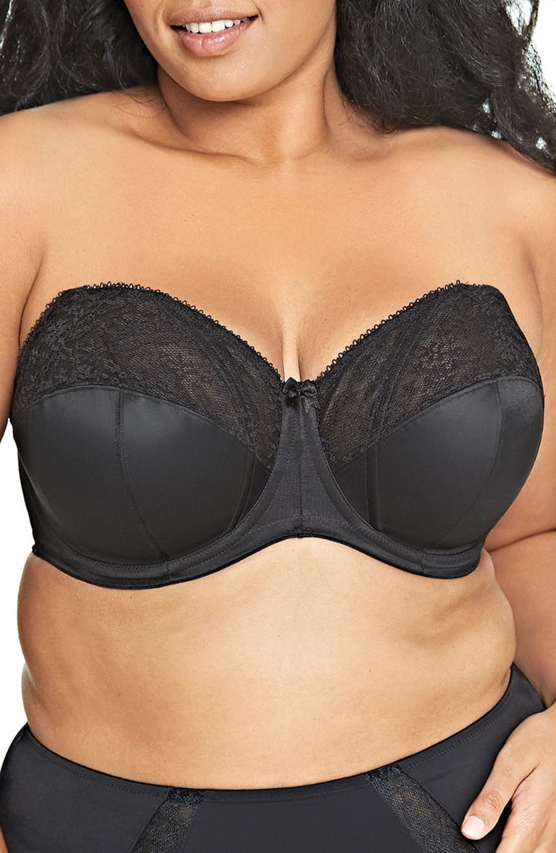 Goddess Adelaide Full Figure Strapless Underwire Bra, Alternate, color, 