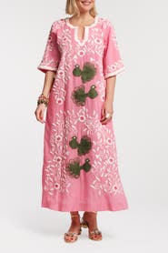 Frances Valentine Peacock Caftan