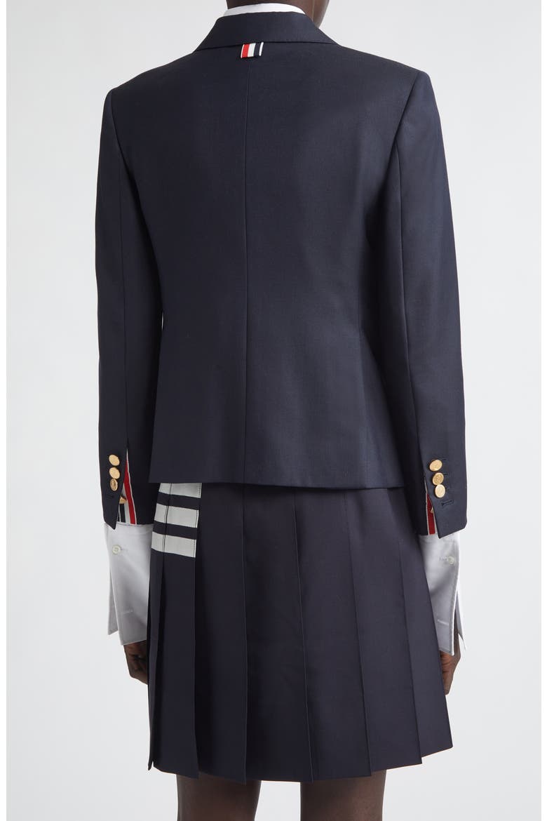 Women's High Armhole Wool Jacket, Alternate, color, NAVY